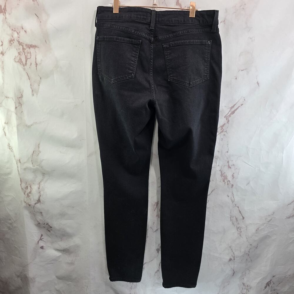 NYDJ Jeans Womens 12 Black Ami Skinny Legging High Rise Denim Not Your Daughters